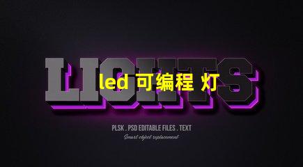 led 可编程 灯